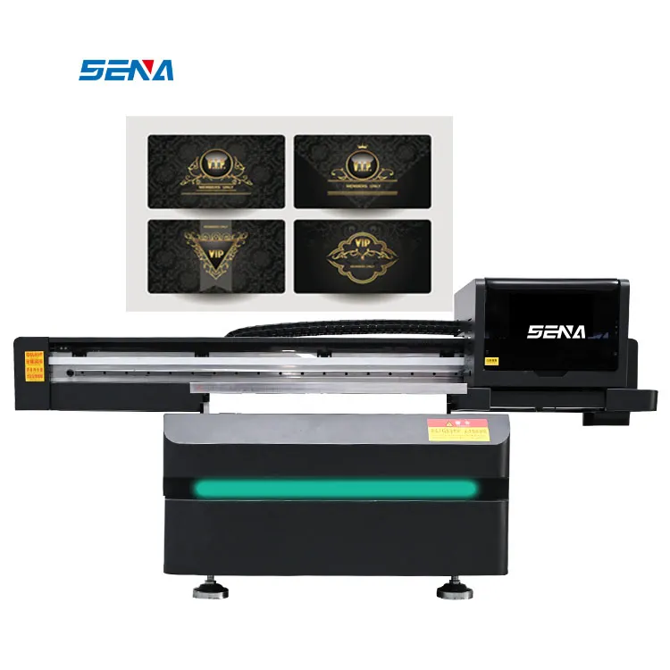 Factory Supply 6090 Digital 3d CMYK+ Varnish UV Inkjet Flat Panel Printer for Metal Sign Road Plate Building Materials Printing