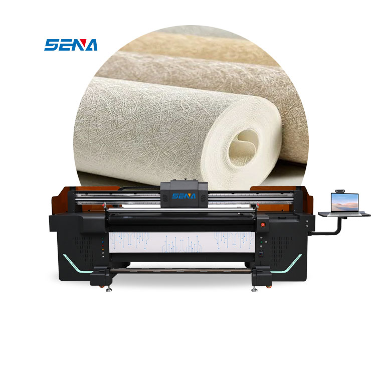 Factory Supply High Speed Full Automatic 3D Large Format Printer Roll to Roll Outdoor Printer for Fabric Poster Roll Material