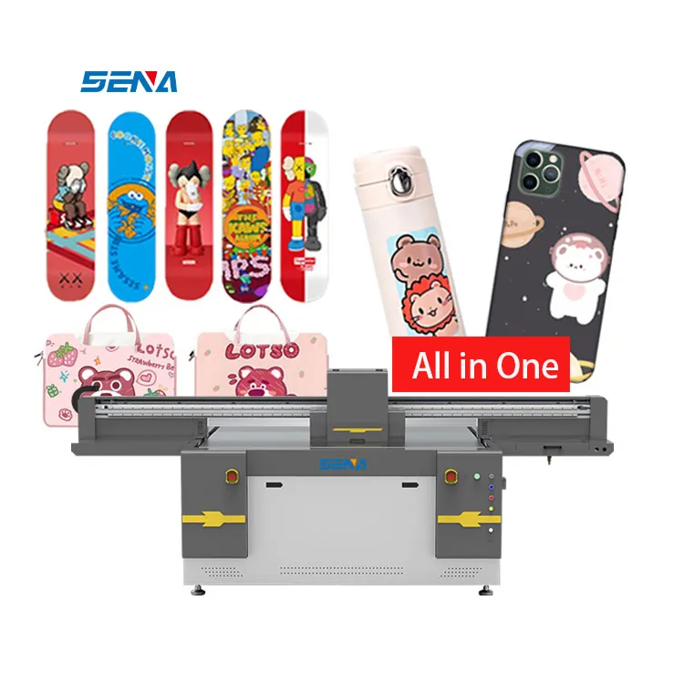 Factory Supply Prince Large Format Printer UV Inkjet Flatbed Printer Digital for Acrylic Glass Wood PVC Phonecase Metal Cup Wrap