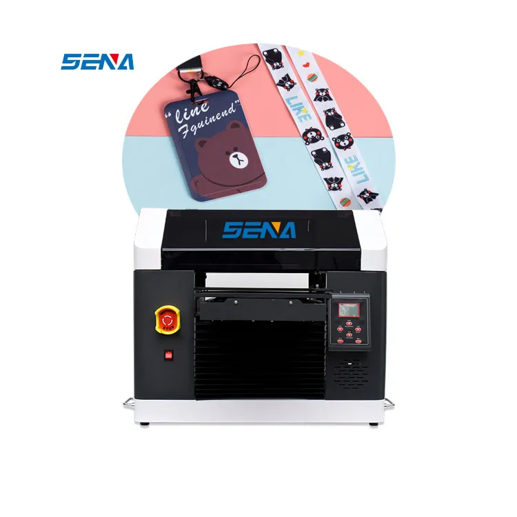 Unggulan Kecil Ukuran A3 Mini 3045 LED UV Inkjet Flatbed Printer Inkjet untuk Casing Ponsel Plastik Kartu Silinder Logam Akrilik Kayu