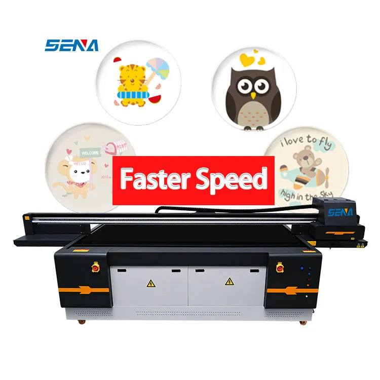 Flagship UV Flatbed Inkjet Printer Large Format Printer 6 Colors for Glass Wood Acrylic Metal PVC Sticker Shoes Printing Machine