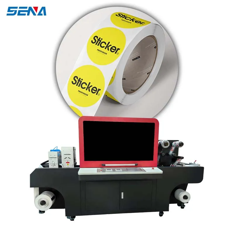 Flexible Digital Label UV Printer Machine LED Latest Industrial Business Custom for Sticker Garments Paper Film Label Printer