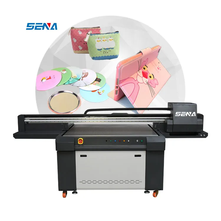 Full Automatic 1390 Phone Case inkjet Plate Type UV Printer Industrial Printing Machine for Glass Wood Acrylic Box Phonecase