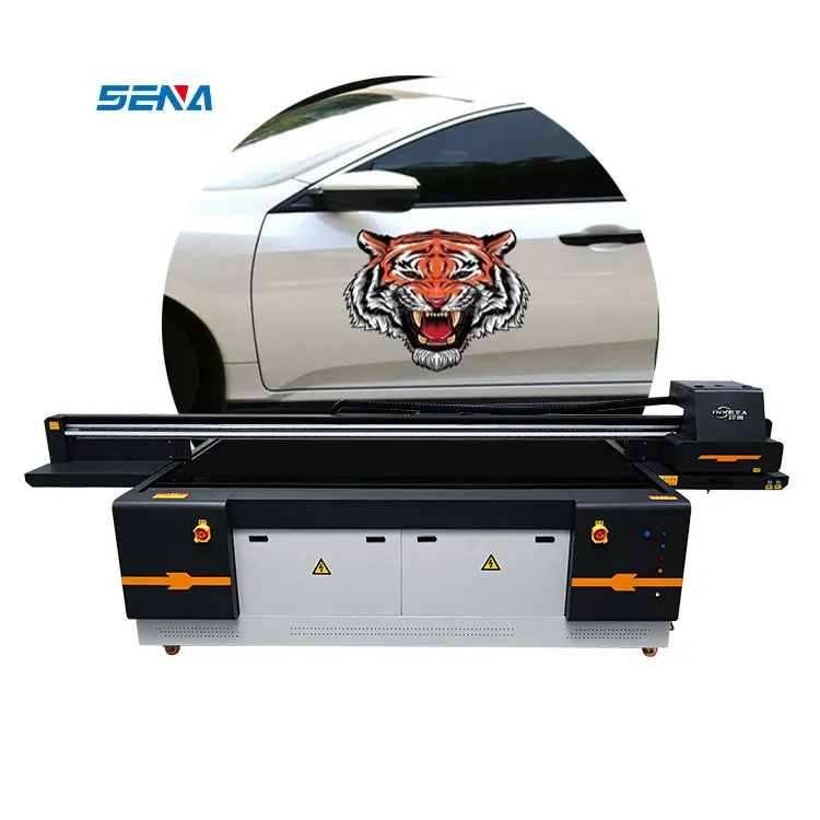 Printer Tinta Format Besar Otomatis Penuh 2513 Printer Flatbed UV dengan Kepala Cetak Epson I3200 untuk Casing Ponsel Ubin Kaca Akrilik PVC