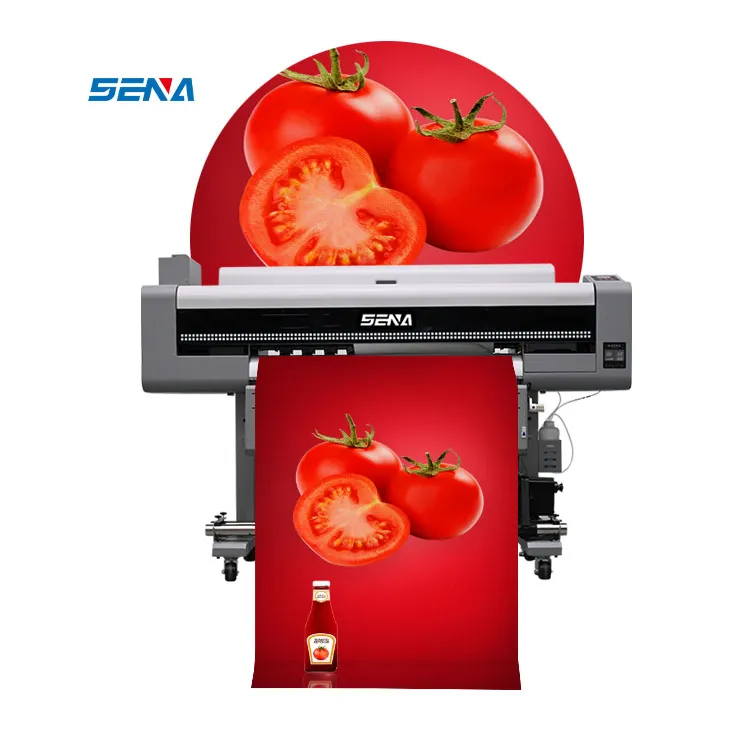 Full Automatic UV Injket Printer Roll to Roll Wide Foemat Printer CMYKW Varnish LED for T-Shirt Fabric Map Wall Poster Leather