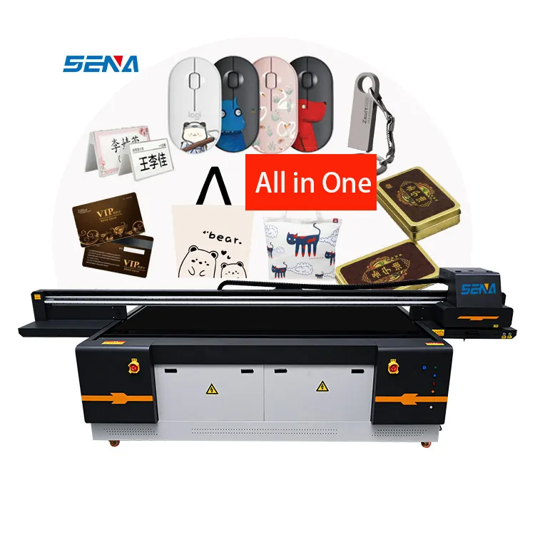 Full Color UV Inkjet Flatbed Printer Inkjet Digital Printer 3D XP600 Head for Poster PVC Wood Glass ID Card Tile Phonecase Metal