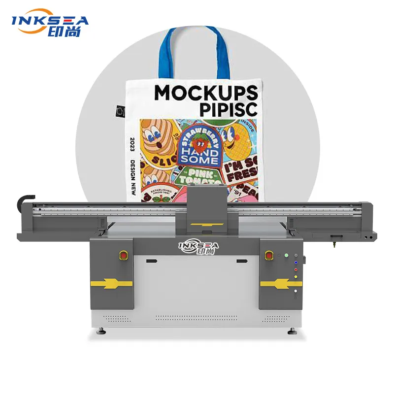 Printer flatbed 1610UV format besar 1600*1000mm otomatis penuh dengan kepala cetak inkjet i3200/G5 untuk plastik poster kulit