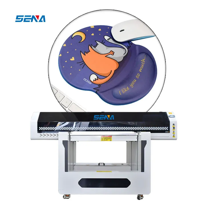 Mesin Pelarut Ramah Lingkungan Printer Inkjet UV Flatbed 3D 9060 Digital Sepenuhnya Otomatis untuk Casing Ponsel Kaca Kaus Kartu Akrilik PVC Kayu