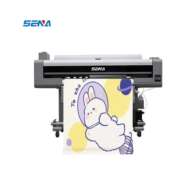 Printer Inkjet CMYKW Pelarut Ramah Lingkungan Format Lebar Besar Harga Pabrik Sepenuhnya Otomatis untuk Poster Dinding Peta Kain Linen Kotak Cahaya