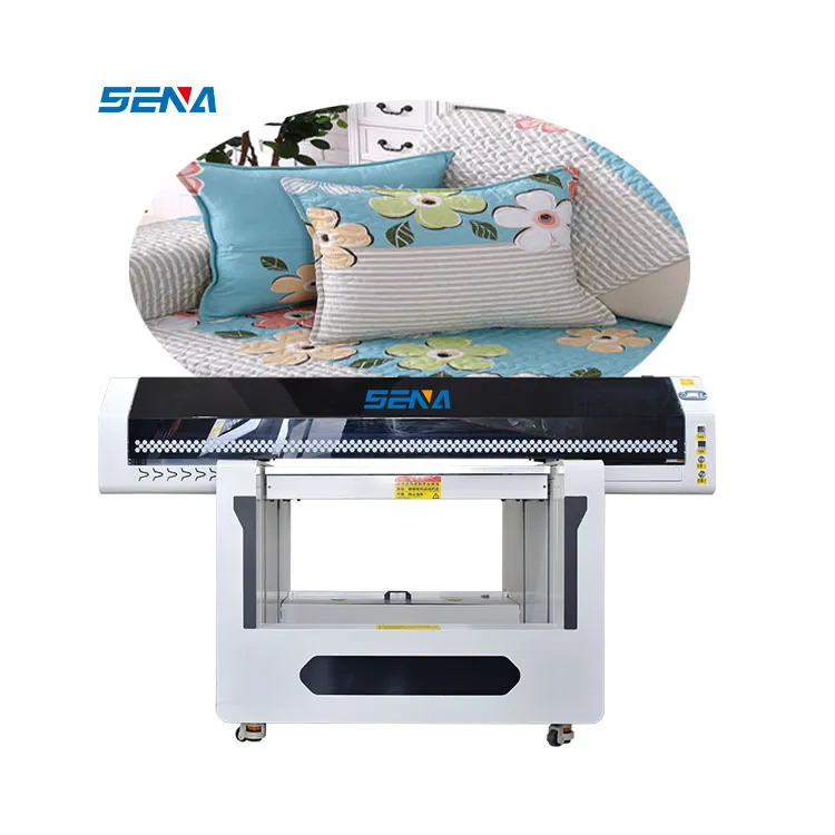 Harga bagus xp600 Kepala Penutup Telepon Resolusi Tinggi 9060 Digital Flatbed Uv Printer Pada Kaca