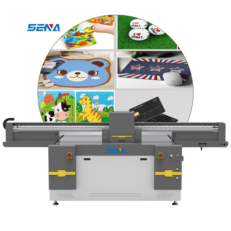 Height Adjustable 1600*1000mm Automatic Printing Machine UV Inkjet Flatbed Printer for Metal Sign Road Plate Building Materials