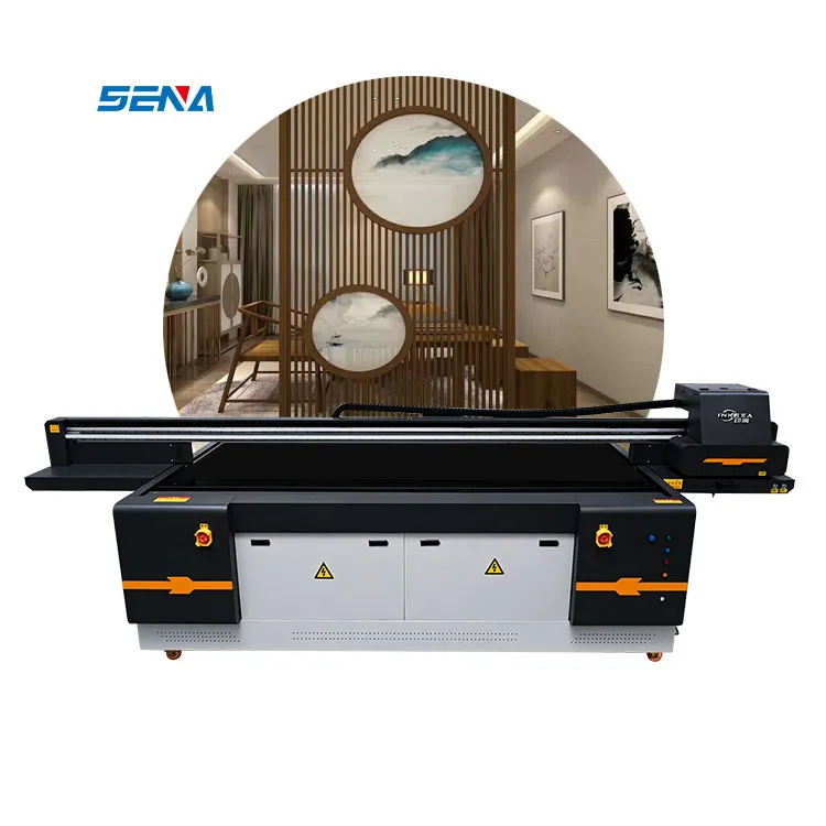 Tinggi Disesuaikan 3D Digital 2513 Flatbed Uv Printer Foto Ganda Printer A3 Sepenuhnya Otomatis Uv Flatbed Printer