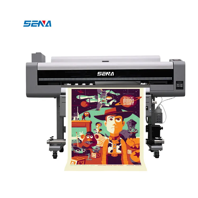 Tinggi Disesuaikan Eco Solvent Wide Format Printer Inkjet UV Kecil Digital Kustom Untuk Kain Kulit Rok T-Shirt Kain Katun