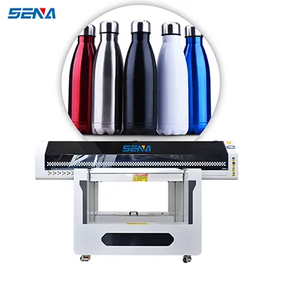 High efficiency 90*60CM new technology digital UV printer Flat screen printer Epson i3200 print head for mobile phone case