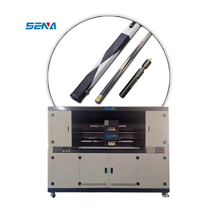 High-Performance Fishing Rod Printer Machine CMYKW Varnish UV 3D Fast for PVC Pipe Glass Pipe Metal Pipe Acrylic Tube Pool Cue