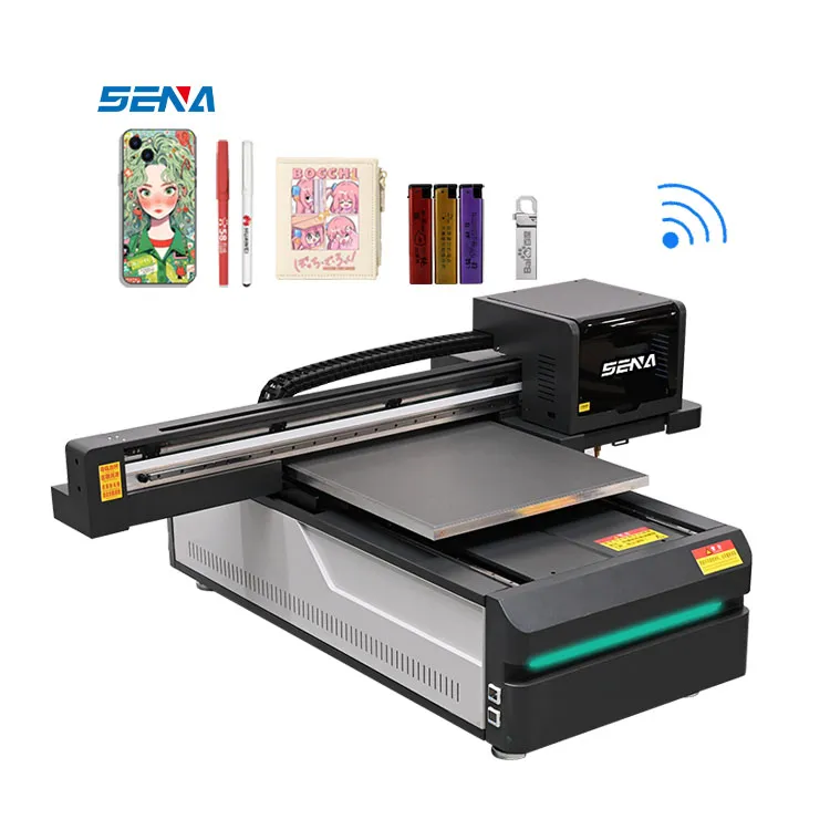 High Precision 6090UV Flatbed Printer G5 Head for Glass Plank Stone PVC Acrylic Acrylic UV Printer Sold at a Preferential Price