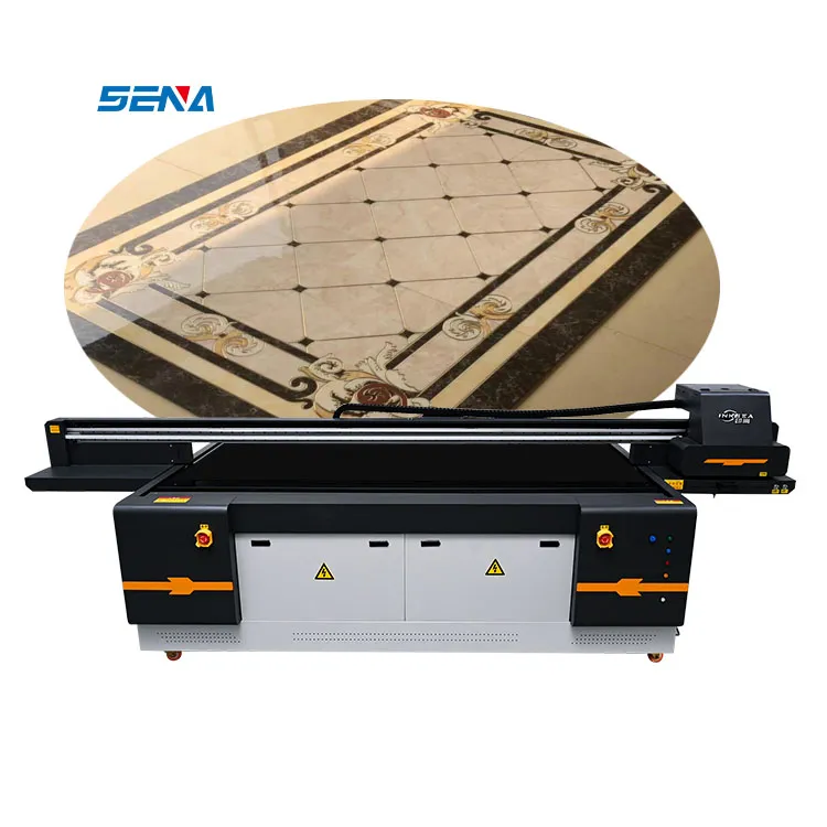 Kualitas Tinggi 2513-SN UV Flatbed Printer Papan Pvc Kaca Led 2500*1300Mm Area Besar