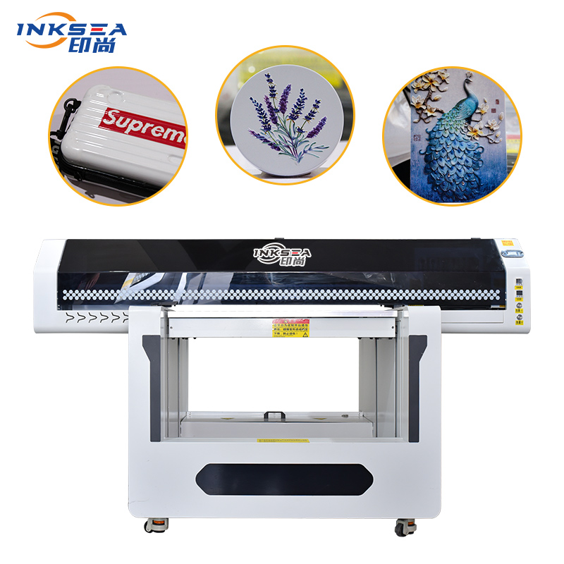 چاپگر ماوراء بنفش TX800/XP600 9060 با کیفیت بالا با چاپگر چرمی رنگارنگ هد چاپ جوهرافشان مسطح UV برای تجارت