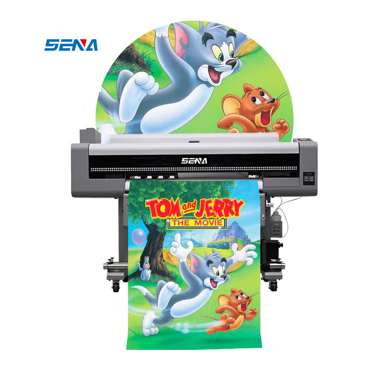 High Resolution 3D Printing UV Machine Color Format Printer Inkjet CMYKW Wide Sublimation Photo Machine for Skirt Textile Fabric