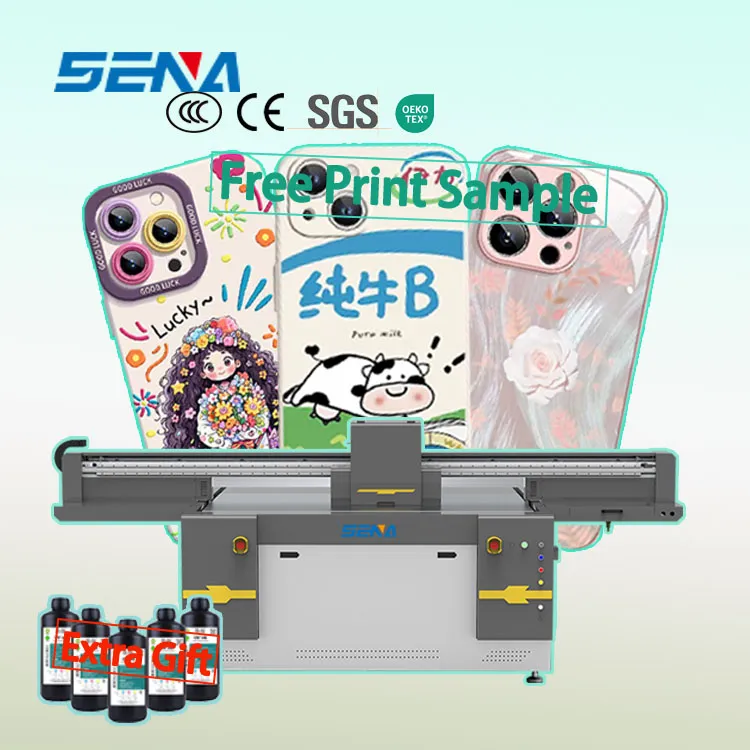 High Resolution Impresora UV Led Inkjet Flatbed Printer Machine