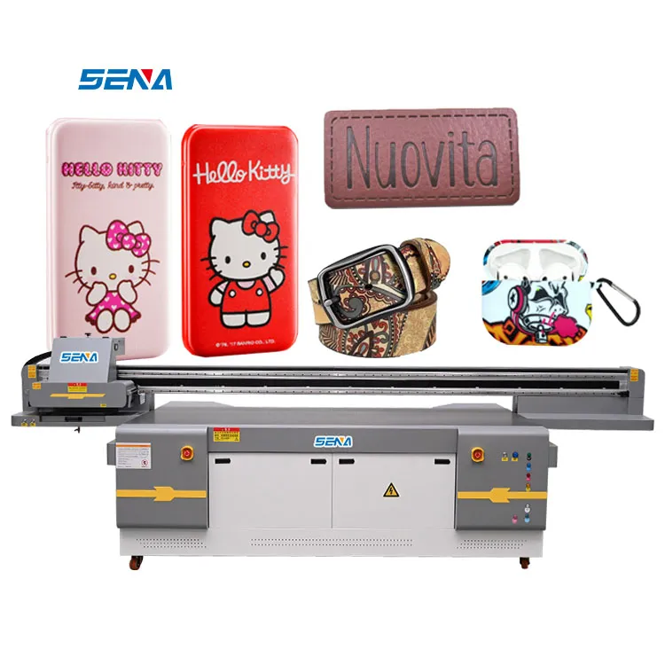 Kecepatan Tinggi Semua Ukuran Tersedia Format Besar 2.5*1.3M UV Inkjet Flatbed Printer Pernis untuk Casing Ponsel 3D Kaca Kartu PVC Akrilik