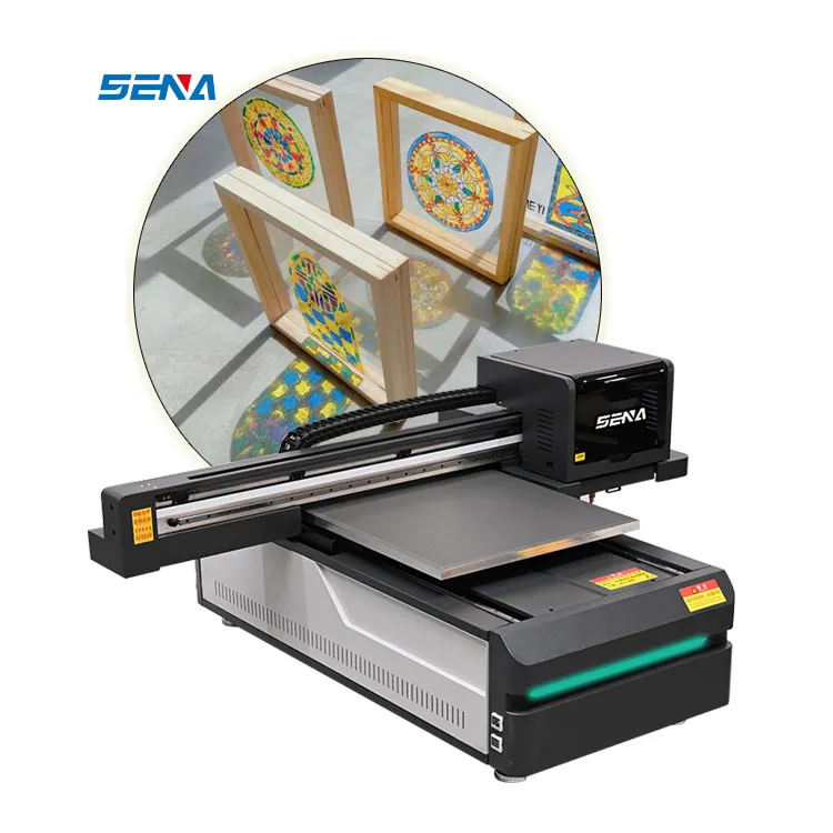 High Speed Digital Printing Machine Inkjet Flatbed UV Printer Automatic 3D Custom LED for Wood Metal Phonecase Glass PVC Sticker