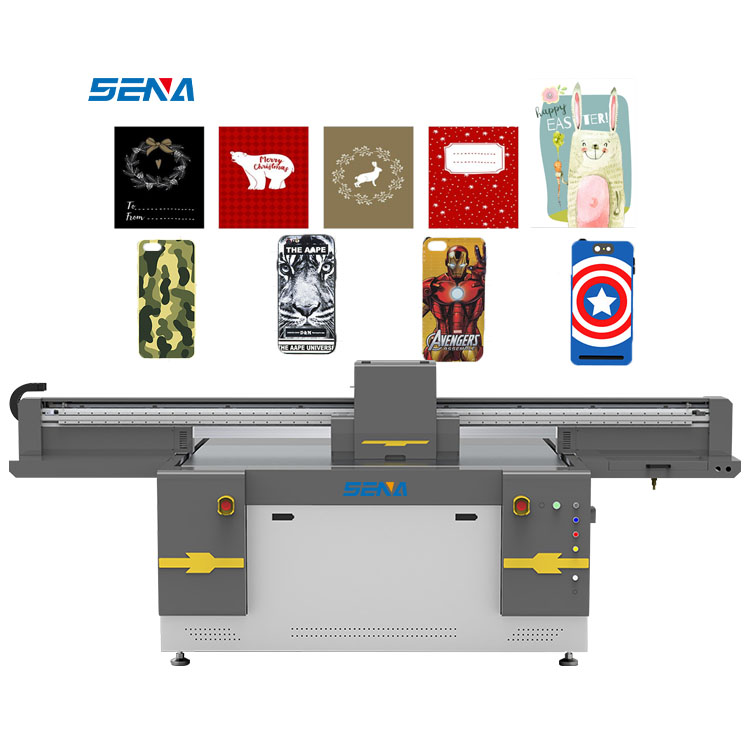 Printer UV Digital Kecepatan Tinggi 1610 Printer Format Besar Platform Penyedot Vakum untuk Kotak Akrilik Kayu Kaca