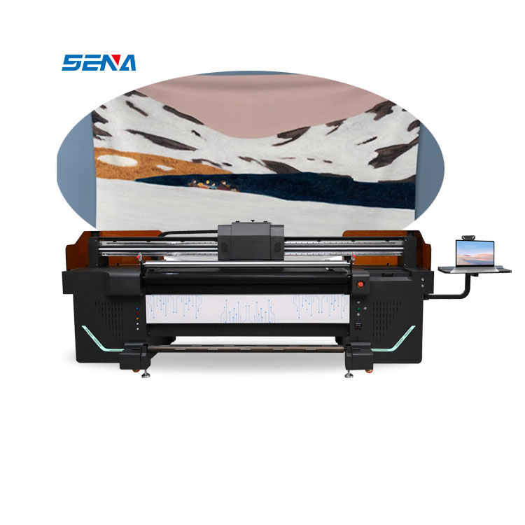 پرسرعت Eco Solvent چاپگر فرمت بزرگ 6 رنگ چاپگر رول به رول در فضای باز برای فرش حلقه سیمی کاشی برجسته سه بعدی هنوز نظری وجود ندارد
