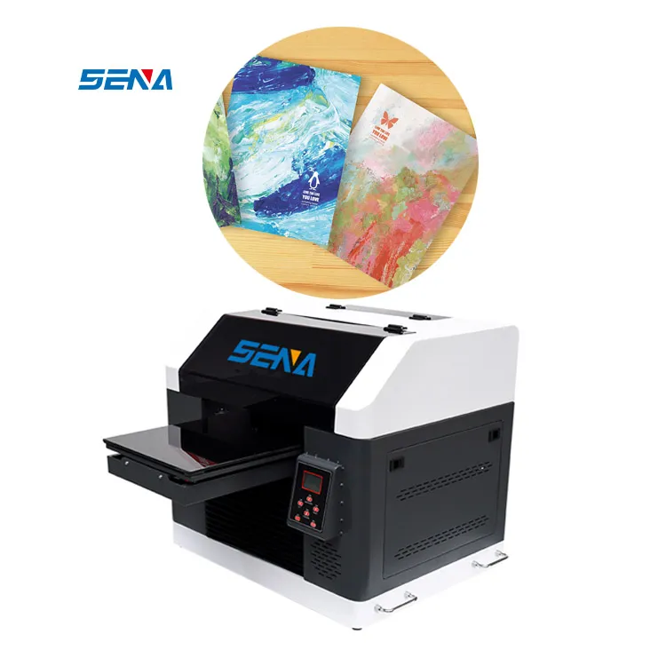 Mesin Toko Digital Logo Kecepatan Tinggi 3D Digital 30*45Cm Printer Flatbed Inkjet A3 Kecil untuk Bahan Kaca Akrilik PVC KT PU