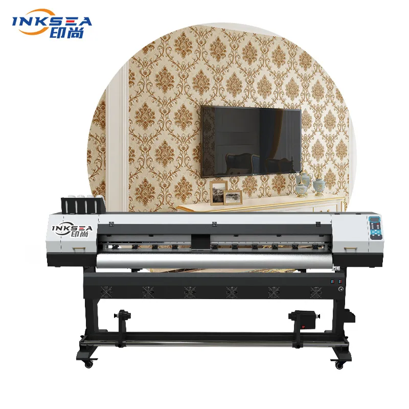 Holiday banner custom roll to roll material film Epson i3200 nozzle 1800 wide format printer with wallpaper fabric car sticker