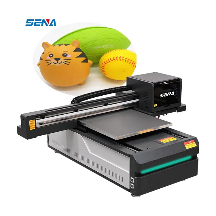 Penjualan Panas Harga Pabrik Tiga Printhead A1 Ukuran 6090 Mesin Cetak UV Flatbed Printer