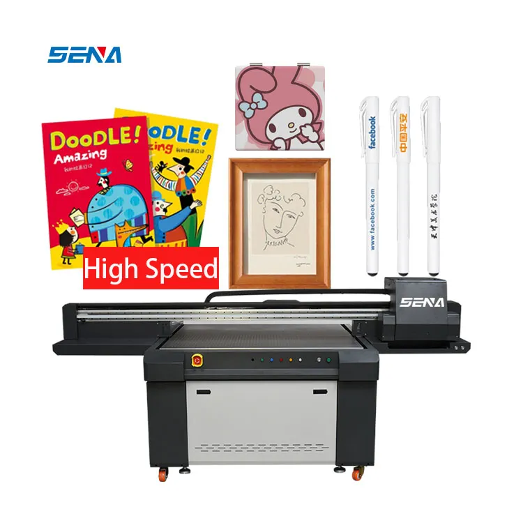 Penjualan Laris Printer Uv Kualitas Tinggi 1300*900Mm LED Printer Flatbed Inkjet UV 3D untuk Casing Ponsel Kotak Akrilik PVC Kayu Kaca Kanvas