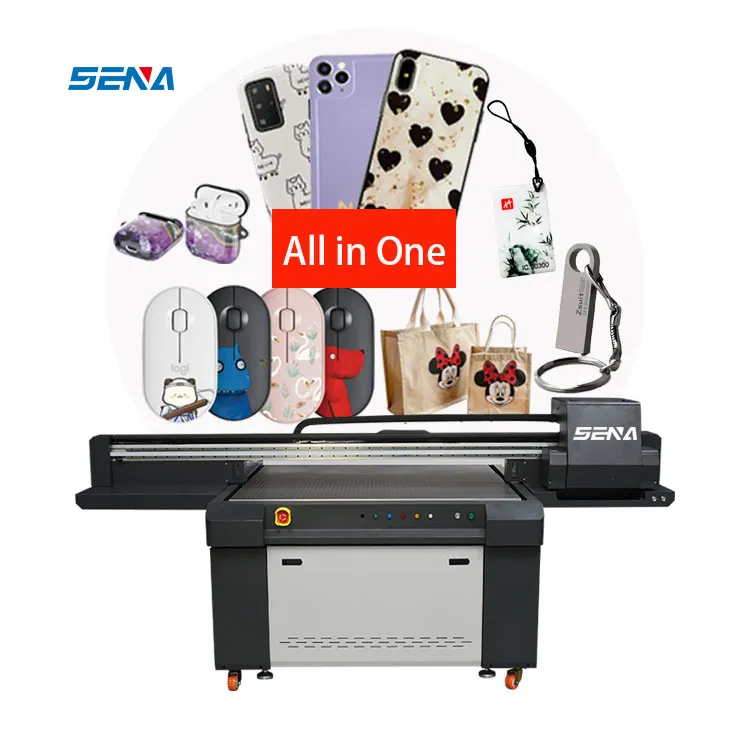 Penjualan Laris Printer Uv Kualitas Tinggi 1390 Digital Format Besar Printer Flatbed Inkjet UV untuk Label Casing Ponsel Kartu PVC Kartu PVC