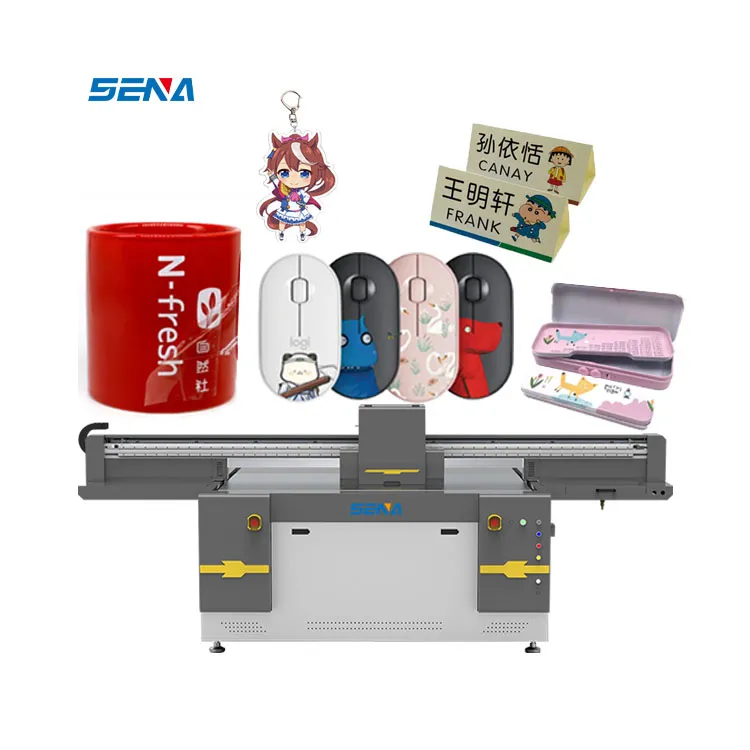 Mesin Cetak Industri 1600*1000Mm 3D A3 Format Besar UV Inkjet Flatbed Printer untuk KT PU PVC Bahan Kaca Akrilik