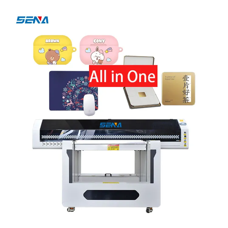 Industrial Printing Machine UV Inkjet Flatbed Printer Large Format 3D for Wood Acrylic PVC Phonecase Metal Glass Pen Shoes Logo