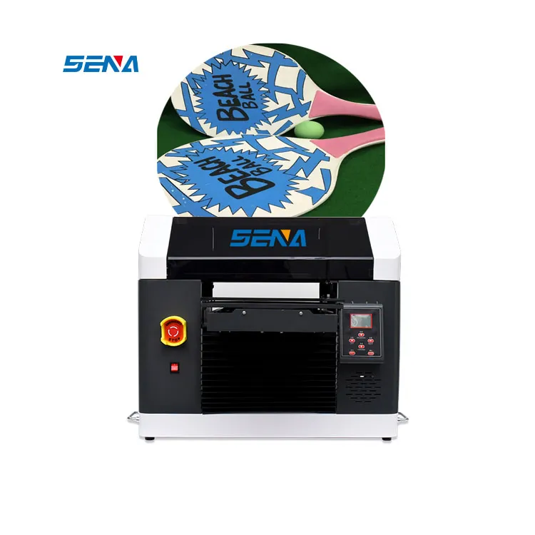 Inkjet Flatbed UV Printer A3 Ide Mesin Bisnis Kecil Stiker Desktop Varnish UV Printer