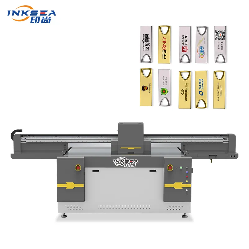 Printer Inkjet 1600*1000Mm Format Besar Printer Flatbed Uv Ricoh G5 G6 Kepala Cetak untuk Casing Ponsel Kulit Plastik