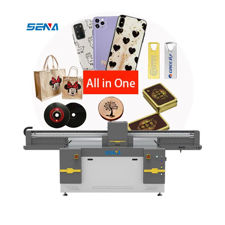 Inkjet Printer for Heat Transfer Paper 1600*1000mm Inkjet Flatbed Printer Digital for LED 3D Glass Wood Acrylic Box Phone Case