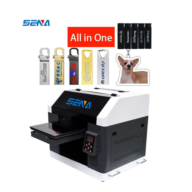 Inkjet Printer for Heat Transfer Paper A3 3045 Small UV Inkjte Flatbed Printer for 3D Eco Solvent Media Digital PhoneCase Pad