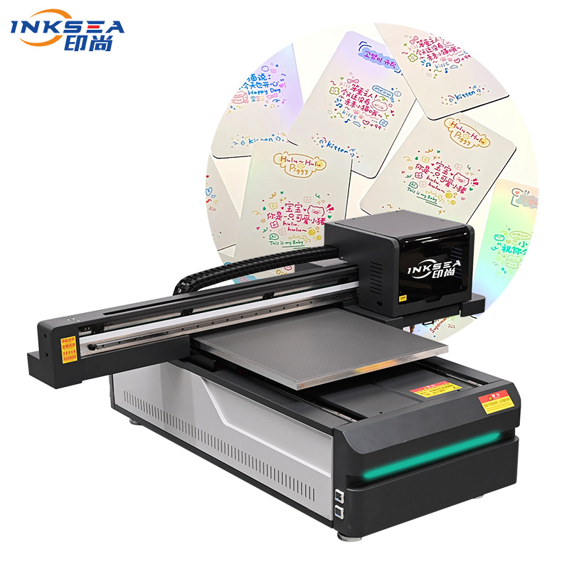 Printer Large Format 6090 Mobile Case Μέγεθος A1 Έγχρωμη επίπεδη μηχανή εκτύπωσης UV Μικρές επιχειρήσεις