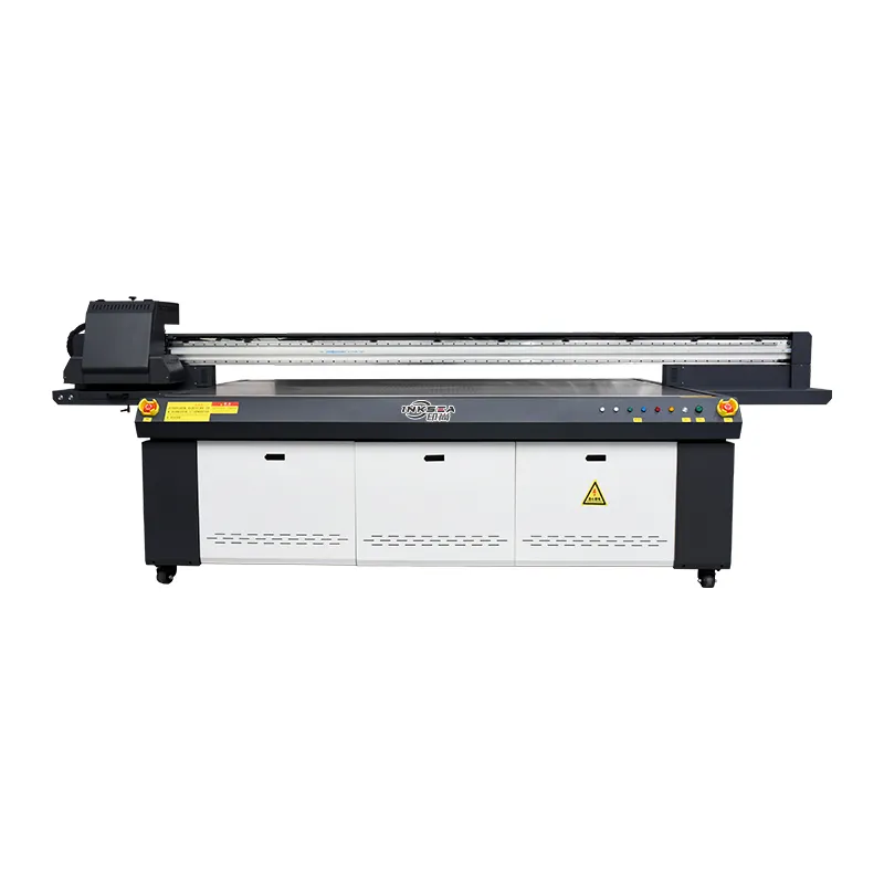 Pelat Arylic PVC Printer UV Ukuran Besar 2513 tempat tidur datar uv dengan kepala ricoh g6