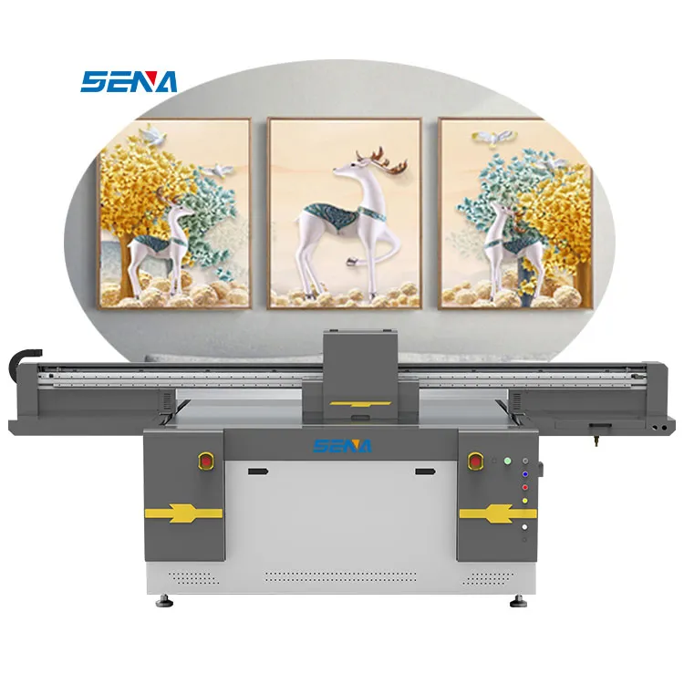 LED 3D 1.6*1.0m Fully Automatic Large Format UV Flatbed Inkjet Printer for Plastic Phone Case Wood Acrylic Metal Cylinder Card