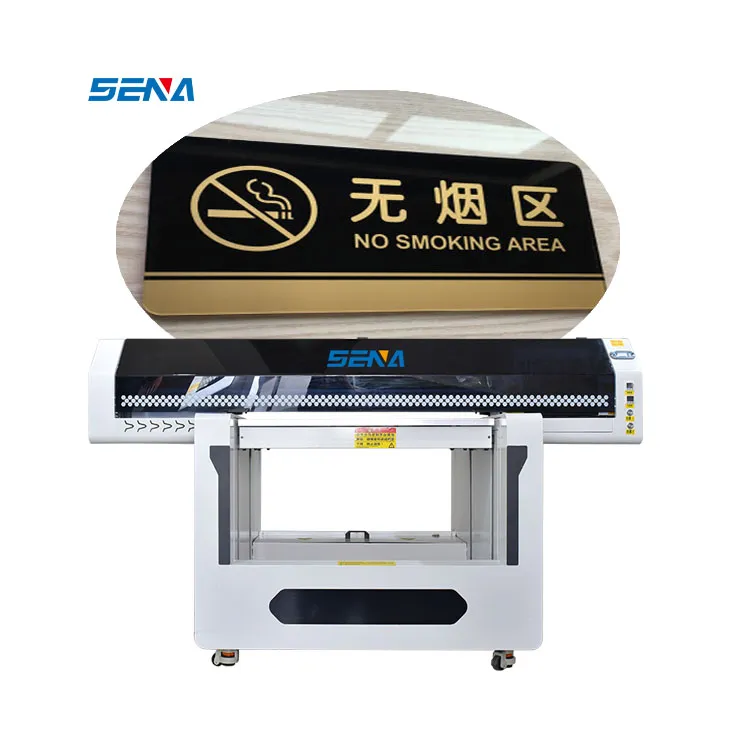 LED Auto Universal Waterproof Color 90*60CM Inkjet UV Flatbed Printer With 3D Relief Phone Case Acrylic Metal Cup Card Printer