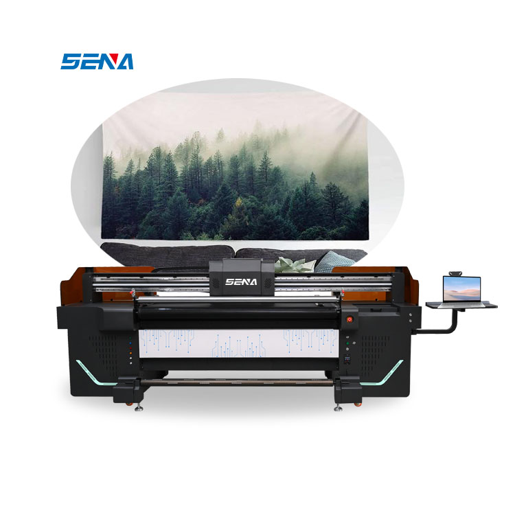 LED Multi-function Printing Machine with Ricoh G6 Printer CMYKW Digital Press 1.8/3.2M for Poster Sign Picture Wallpaper
