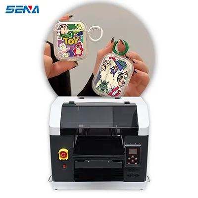 LOGO Kustom 3045 UV flatbed printer XP600 printhead SENA mesin cetak inkjet