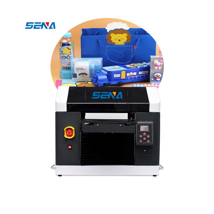 Manufacturer SENA 3d uv transfer machine a3 3045 sticker dft bag mouse label labeling digital flatbed uv dtf printer uv machine