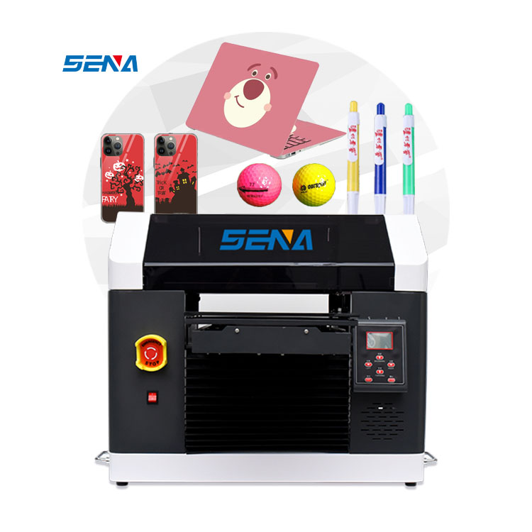 Mini 3D Digital 3045 Latest Small A3 Size CMYK+Varnish UV Inkjet Flatbed Printer with Cell Phone Case Cups Bottle Plywood Sale