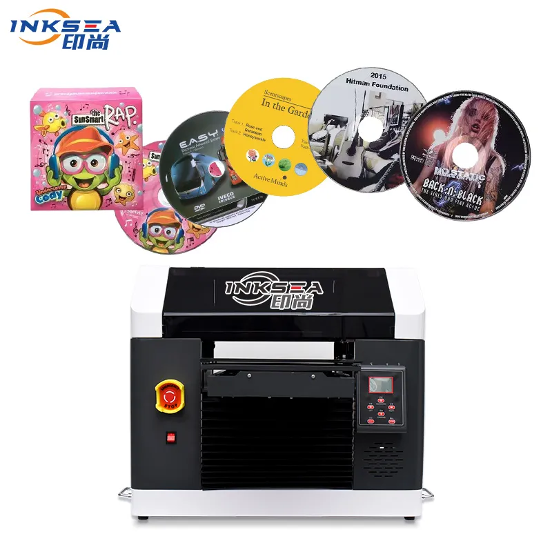 Mini PVC Plastik Akrilik Logam Kaca Kartu Desktop Flatbed Pernis LED Uv Flatbed Printer A3 A4 Ukuran Printer Digital 3045