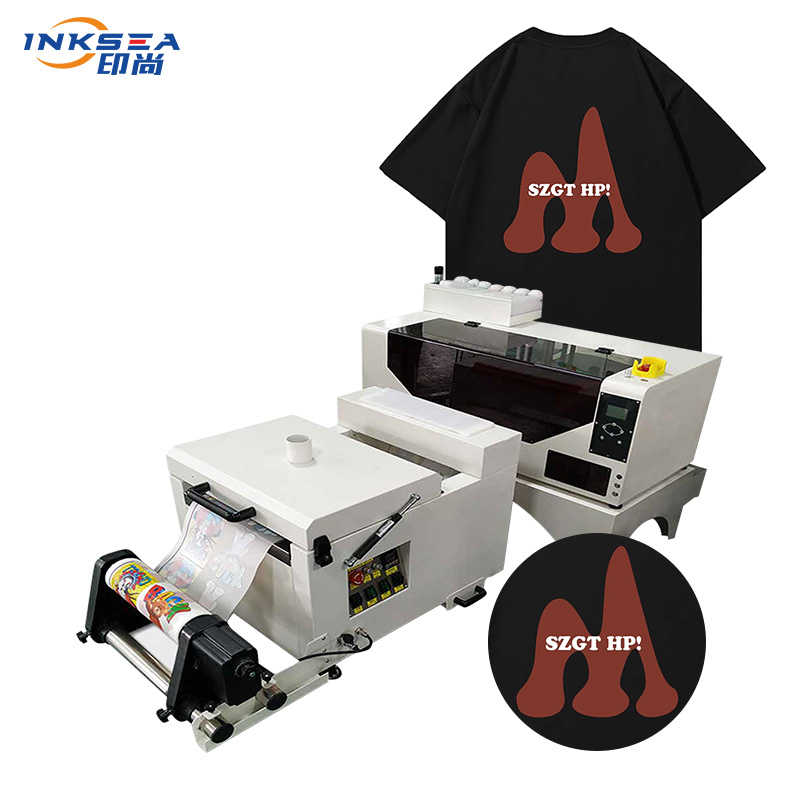 Multi-colour A3 Dtf printer PET film roll to roll for T-shirt hoodie fabric textile hot press Custom patterned Epson print heads