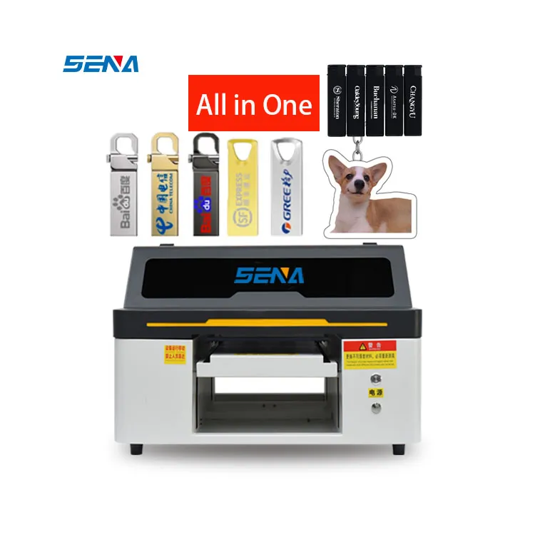 Multifunction 30*45cm 3D A3 UV Dtf Inkjet Flatbed Printer Digital Printing Machine For PVC Glass Wood Acrylic Label Phone Case